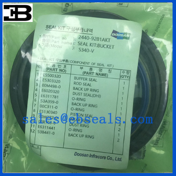 Doosan S340 Seal Kit 2440-9281AKT