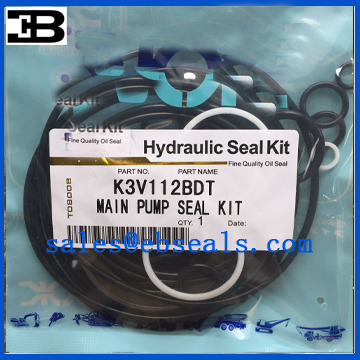 Kawasaki K3V112BDT Hydraulic Pump Seal Kit