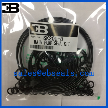 SK200-8 Excavator Hydraulic Pump Seal Kit