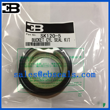 Kobelco SK120-5 Bucket Cylinder Seal Kit