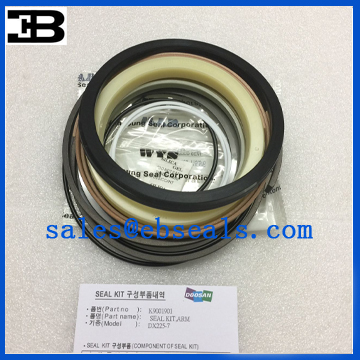 Doosan Excavator Arm Cylinder Seal Kit