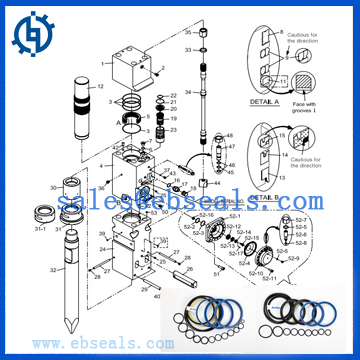 Hydraulic Breaker Seal Kit